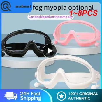 1 ~ 8PCS úszás myopia dioptriás szemüveg úszómaszk ködgátló opitikus átlátszó úszás
