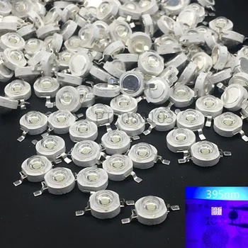 10db 3W nagy teljesítményű LED UV fény chip 395-400nm ultraibolya 20mm Star PCB DIY