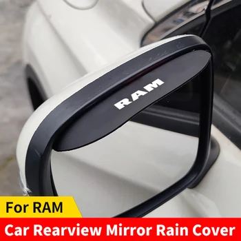 2db Dodge Ram 1500 2500 3500 autó visszapillantó tükör eső szemöldök szilikon fordított tükörpanel esővédő