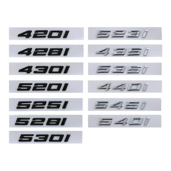 3d autós betűk matrica BMW 420i 428i 430i 435i 520i 523i 525i 528i 530i 535i 540i logó E60 G30 E39 F10 embléma kiegészítők