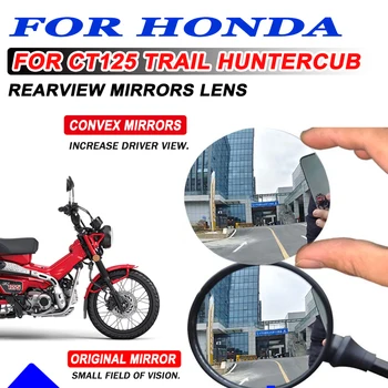 A HONDA CT125 CT 125 Trail Trail125 Hunter motorkerékpár tartozékokhoz Konvex tükör növelje a nézetet Látólencse visszapillantó tükrök