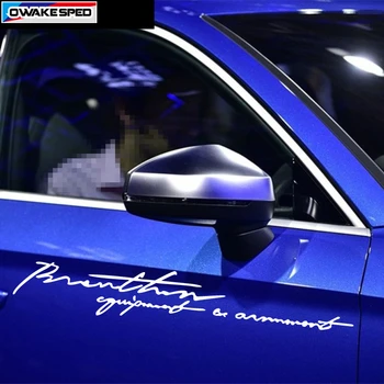 Auto Body derék / ajtók / könnyű szemöldök vinil matrica matrica autó üveg dekoráció matrica BMW Ford Toyota Nissan Volkswagen