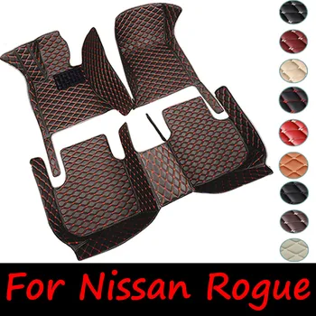 Autó padlószőnyegek Nissan Rogue X-Trail X Trail T32 2014 ~ 2020 szőnyegek Pad szőnyegek Bőr szőnyeg szőnyeg szett Autó kiegészítők 2015 2016