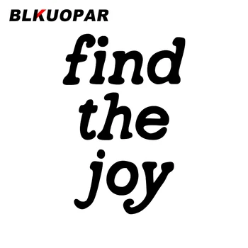 BLKUOPAR Keresse meg a Joy autómatricát Vinil vízálló matricák fényvédő kreatív divatos motorkerékpár sisak dekoráció Autó stílus
