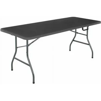 Cosco 6 láb középre hajtható összecsukható asztal, fekete
