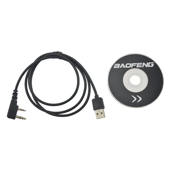 Digitális Walkie Talkie USB programozókábel Baofenghez CD-illesztőprogrammal Kompatibilis a DM 5R Tier I és II modellekkel