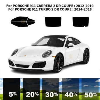 Előre vágott nanokerámia autó UV ablakfesték készlet autóipari ablakfólia PORSCHE 911 CARRERA 2 DR COUPE 2012-2019