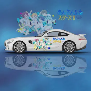 Ensemble Stars Car Body matrica anime Itasha Vinyl Autó oldalsó matrica Autó matrica Autó matrica Autóipari dekoráció Film