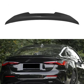 Fényes fekete autó farokszárny hátsó csomagtartó ajak spoiler díszítés BMW 4-es G22 PSM stílusú ABS autós kiegészítők