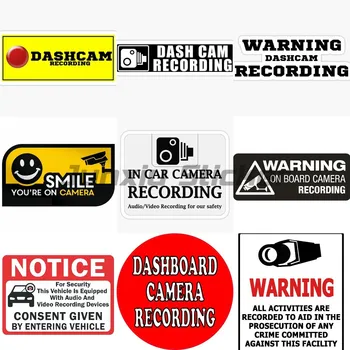Kamera Vezetés felvevő Videomatricák Figyelmeztető címkék Lökhárítók Autó taxi ablak Motorkerékpár kiegészítők Laptop teherautó ajtó matricák