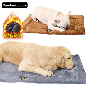 Kültéri önmelegítő kisállat párna hőtakarók beltéri macskák számára A kutyák ágyának fűtése tükrözi és megtartja saját hőjét melegen tartva és