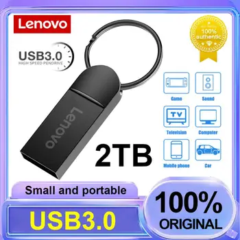 Lenovo USB 3.0 USB flash meghajtó 2TB Pen Drive 128GB USB memória vízálló flash lemez U Stick Pendrive laptophoz notebook asztali