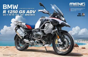 MENG MT-005 1/9 méretarányú motorkerékpár Series R 1250 GS ADV autómodell készlet