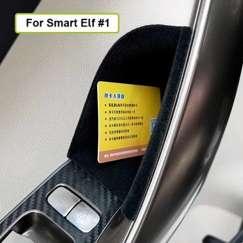 Mercedes Smart Elf #1 2022 2023 ajtókilincshez Tároló doboz oldalsó pelyhesítő tálca rejtett szervező autó belső tartozék