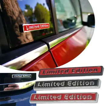 Metal Car Limited Edition matrica divat 3D autó csomagtartó embléma Badg autódekorációs kiegészítők Limitált kiadású fém jelvény autó