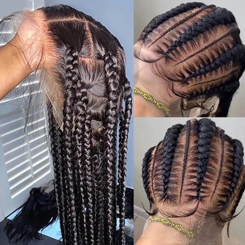 Ragasztó nélküli teljes csipke parókák Emberi haj csont egyenes emberi haj parókák előre kopasztott brazil parókák nőknek HD átlátszó csipke parókák