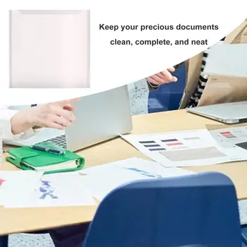 Scrapbook papírszervező ragadós indexfülekkel Scrapbook papírtáska Scrapbook papírtároló rendszerező bakelit táskával fényképekhez