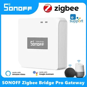 SONOFF ZB Bridge Pro Smart Zigbee Gateway Hub Ewelink APP vezeték nélküli távirányító Smart Home Bridge munka Alexa Google Home
