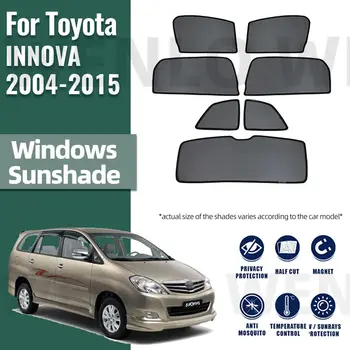 Toyota INNOVA 2004-2015 autó napernyő pajzs mágneses első szélvédő redőny függöny hátsó oldalsó babaablak napellenző