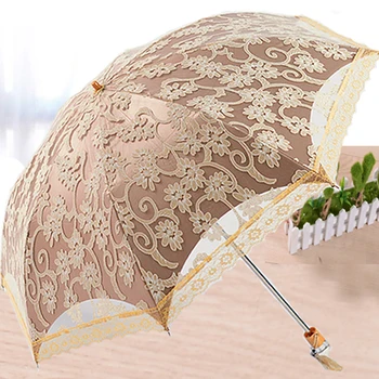 Vízálló napernyő Aranyos esernyő Lot Kawaii Koreai esztétikus kültéri esernyő Esküvői művészet Luxus csajos csipke Paraguas Sunny Angel