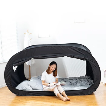 Összecsukható sátor Hordozható beltéri kültéri túrázás Utazó sátor hálóterem hálóterem Privát tér szúnyoghálóval Rögzített felső