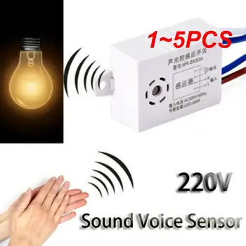 1 ~ 5PCS modul érzékelő automatikus kapcsoló intelligens hangérzékelő fénykapcsoló intelligens otthoni automatikus indukciós kapcsolóvezérlő