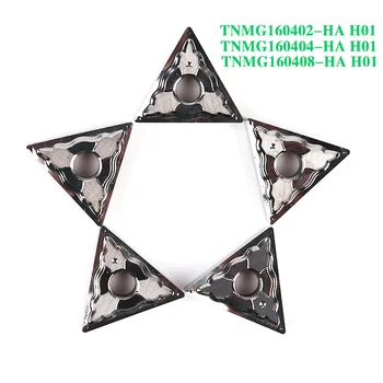 10db TNMG160408 WNMG080408 CNMG120408 HA H01 keményfém esztergáló lapka CNC eszterga vágószerszám TNMG WNMG CNMG penge alumíniumhoz