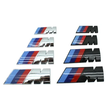 1P ABS autó oldali sárvédő embléma matrica BMW M M1 M2 M3 M4 M5 M6 G01 F20 G30 F30 F31 E36 E87 E60 E91 X1 X3 X5 tartozékok