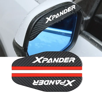 2x autó visszapillantó tükör eső szemöldökvédő esőmatrica a Mitsubishi Xpander Weatherstrip esővédő automatikus tartozékokhoz