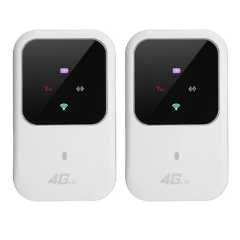 2X hordozható 4G LTE WIFI router 150Mbps mobil szélessávú hotspot SIM-kártya kártyafüggetlen Wifi modem 2.4G vezeték nélküli router