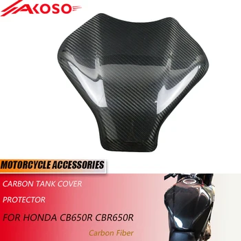 3K szénszálas motorkerékpár tartozékok Honda CBR650R / CB650R tartályfedél védőhöz