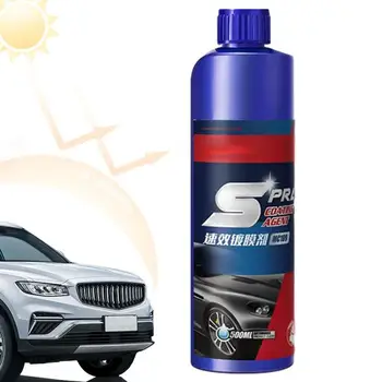 500ml 3 az 1-ben autó kerámia bevonat spray automatikus nano kerámia bevonat polírozás permetezés viasz autó festék karcolás javító eltávolító