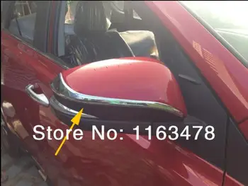 A TOYOTA RAV4 2013 2014 2015 ABS számára króm oldalsó tükörfedél burkolat új autós kiegészítők matricák W4