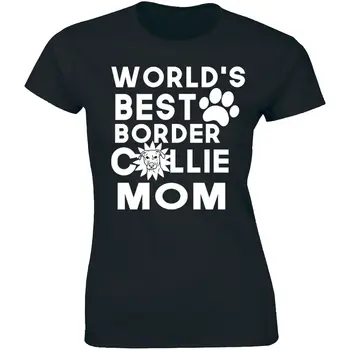 A világ legjobb border collie anya pólója kutyatulajdonosnak Női prémium póló ajándék
