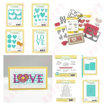 A2 Postaköltség Stacklets Fémvágó szerszámok Bélyegek Stencil scrapbookhoz Napló dekoráció Dombornyomás DIY kártya Szerelmes levelek Népi szerelem