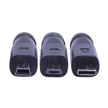  anya DC5,5x2,1 mm-es apa tápegység adapter Mini USB/Micro USB/C típusú dropshiphez