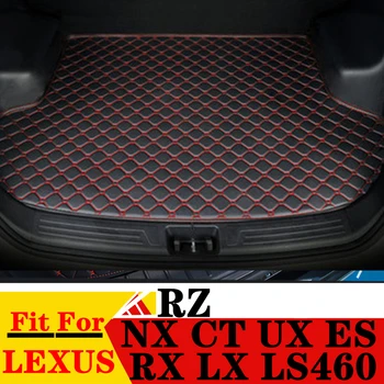 Autó csomagtartó szőnyeg LEXUS LS460 NX CT RX UX ES LX RZ lapos oldalú hátsó rakományvédő szőnyegbélés huzat hátsó csomagtartó tálca pad Automatikus alkatrészek