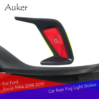 Autó hátsó ködlámpa díszítő matrica burkolat stílus 2db/készlet Ford Focus 4 MK4 2018 2019