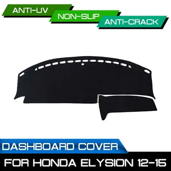 Autó műszerfal szőnyeg Szennyeződésmentes csúszásmentes műszerfalvédő szőnyeg UV védő ernyő matrica a Honda ELYSION 2012 2013 2014 2015