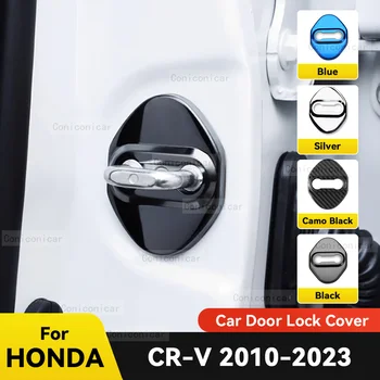 Autós ajtózár dekoráció védelem Fedő zászlók emblémája rozsdamentes acél tok a HONDA CR-V-hez 2010-2023 2022 Automatikus tartozékok
