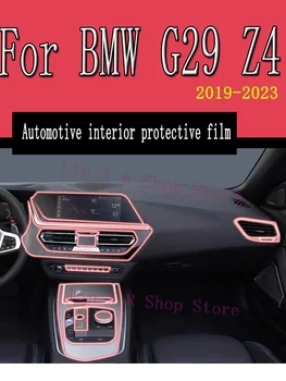 BMW G29 Z4 2019-2023 sebességváltó panel navigációhoz Autóipari belső képernyő védőfólia TPU karcmentes matrica