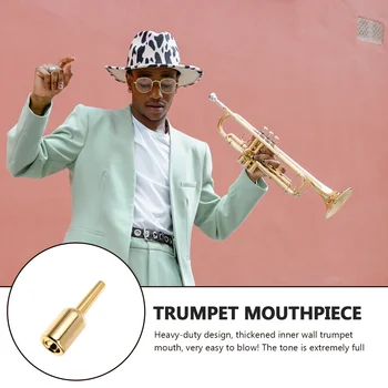 Brit aranyozott 7C trombita fúvóka csere zenész hangszer tartozék játékos Professzionális csere trombita alkatrészek
