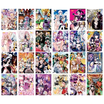 Diy Anime Girls Collection ACG színes flash kártyák Nami Yamato Hancock Albedó Kitagawa Marin Yor hamisító játék Anime ajándék játékok