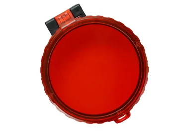 EAGTAC piros szűrő flip fedéllel (műanyag) T G S M sorozatú LED zseblámpához