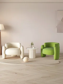 Együléses kanapészék Egyszerű recepció és tárgyalóasztal és szék kombinációja Üzleti szabadidő kanapé