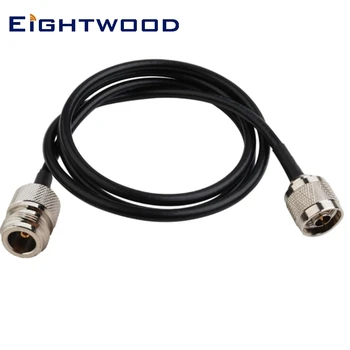 Eightwood N típusú apa-anya adapter hosszabbító kábel LMR 195 3m WiFi antennához Hotspot erősítő router jelismétlő