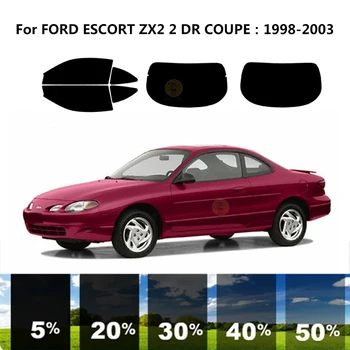 Előre vágott nanokerámia autó UV ablakfesték készlet autóipari ablakfólia FORD ESCORT ZX2 2 DR COUPE 1998-2003