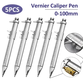 Féknyereg toll 0-100mm Vernier féknyereg görgős golyóspont 1mm műanyag diák írószer ajándék Vernier féknyeregmérő eszközök