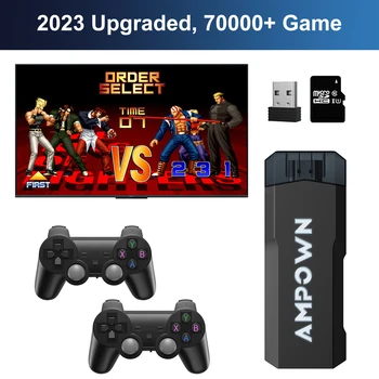 GD20 játékkonzol 4K 60Fps HDMI alacsony késleltetésű kimenet 70000+ játékkonzol Otthoni játékkonzol 2.4G vezeték nélküli retro tv játékkonzol