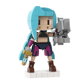 Gobricks MOC anime boszorkányok kreativitása Mini játék karakterek Jinxs Idegen Bricksheadzs Collection Brick Modell Assemble Brick Toy